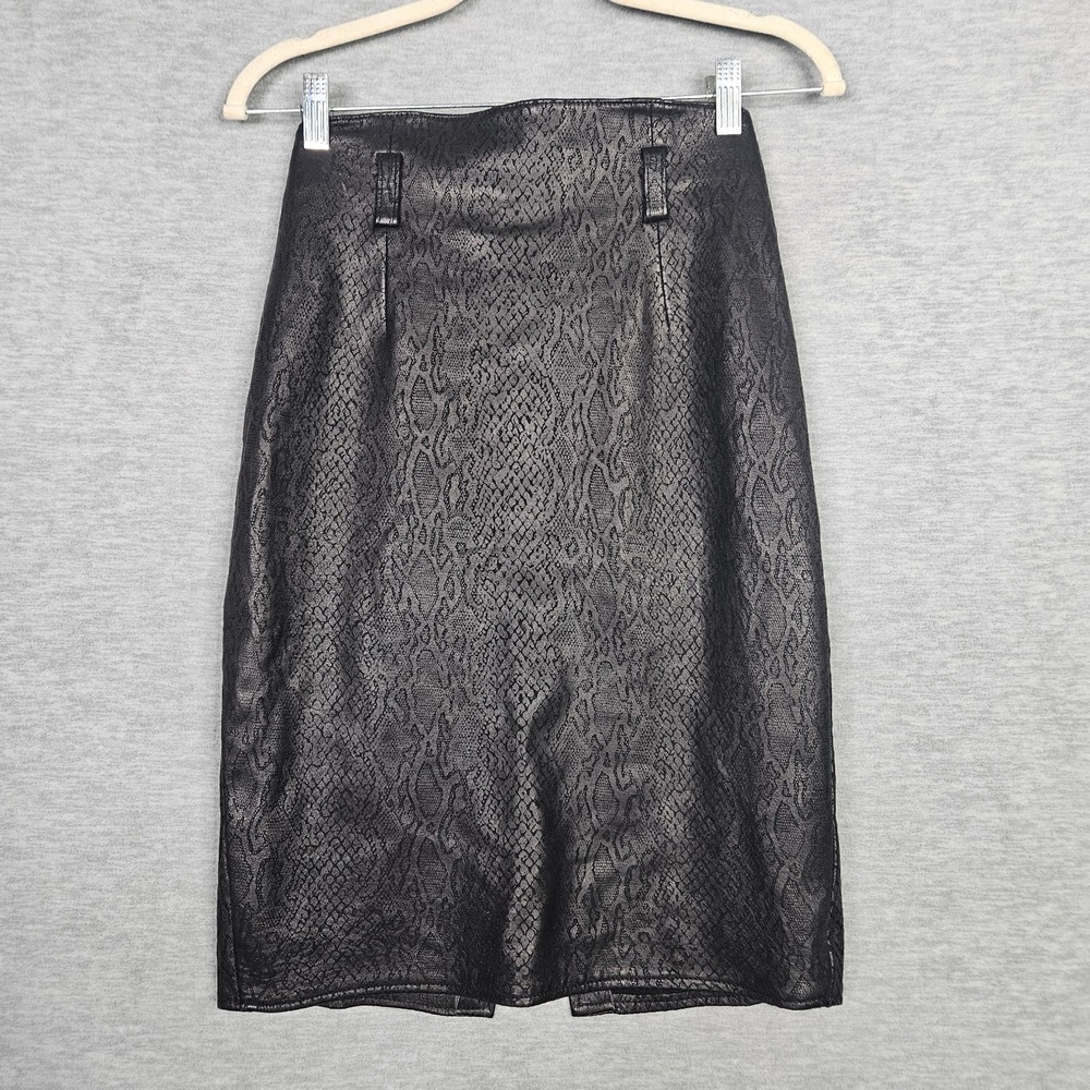 VAKKO Women's Size 25 Snake Print Pencil High waist Skirt Made in USA